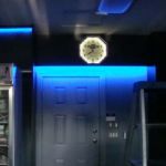 Blue cabinet glow