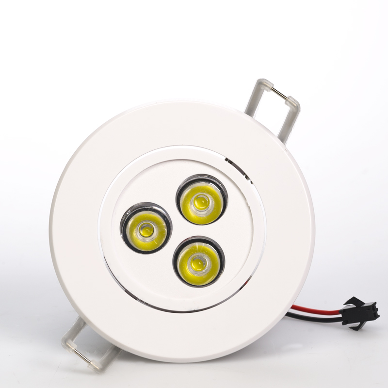 3 Watt LED Recessed Light Fixture - Aimable