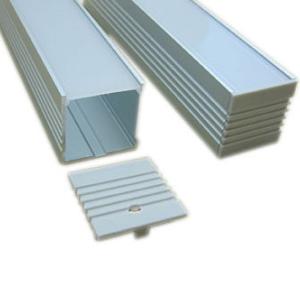 Aluminum LED Large Square Surface Track
