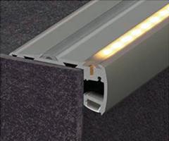 Aluminum LED Stair Nosing - 2Way Illumination
