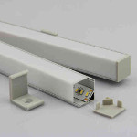 Aluminum LED Square Corner Track