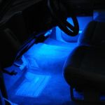 Blue interior glow