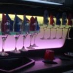 Escalade stretch limo with LED panels.